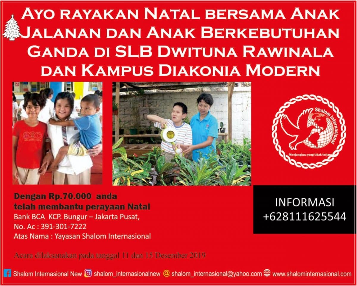 Natal Bersama Anak Jalanan & Anak Berkebutuhan